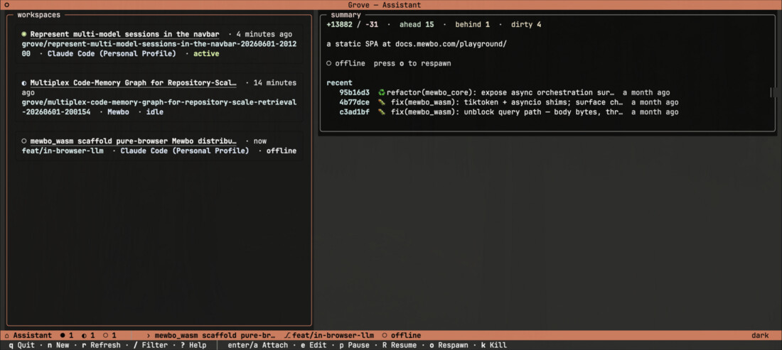 Grove - Agents Worktree Manager